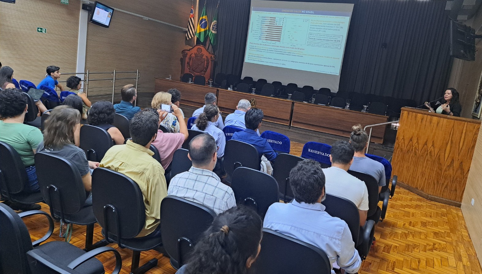 “Quando alteramos a temperatura, mudamos a vida das pessoas, da fauna e das florestas”